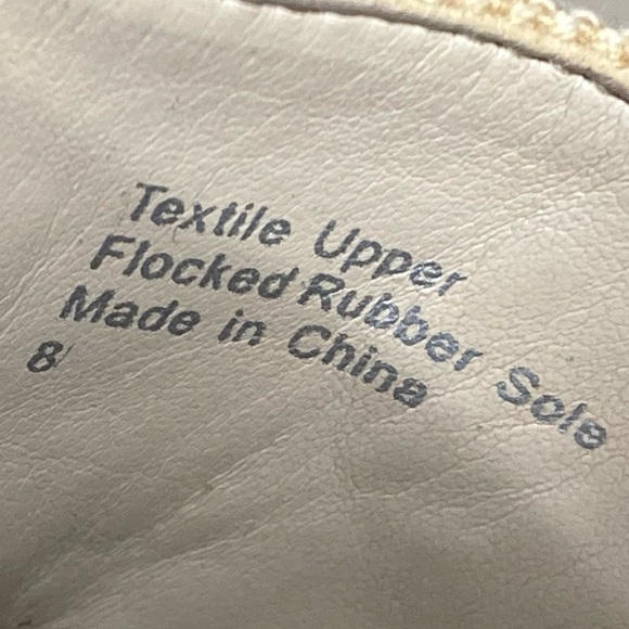 Jewel Badgley Mischka Womens Tan Embroidered/Beaded Espadrille Sandals Size US 8 - Picture 11 of 11